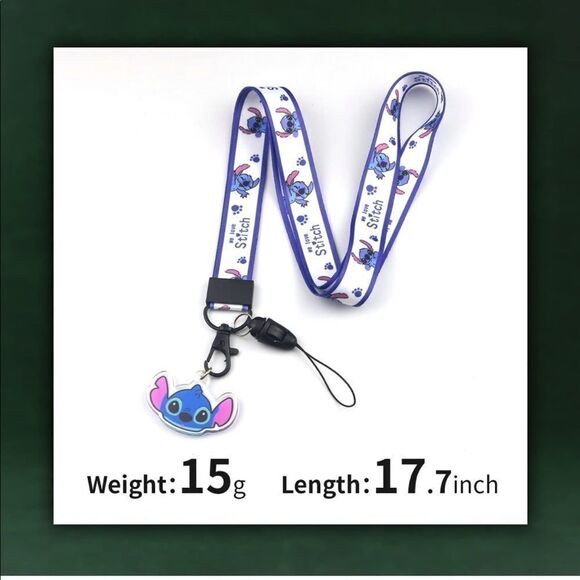 Stitch Lanyard & ID Holder NWT - Picture 7 of 10